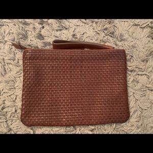 Cole Haan braided clutch